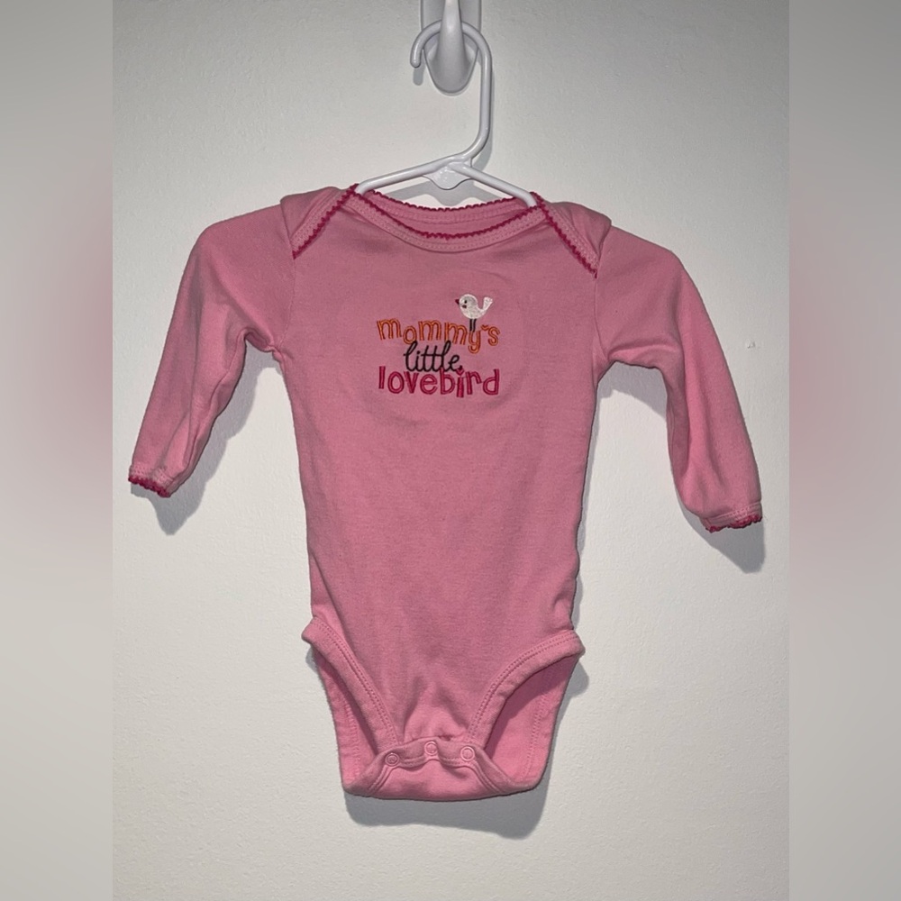 Just One You by Carter’s Mommy’s Little Lovebird Embroidered Bodysuit Size 6M